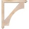 Ekena Millwork Westlake Arts and Crafts Smooth Bracket w/ Offset Brace, Douglas Fir, 5 1/2"W x 36"D x 40"H BKT0604X36X40WTL03SDF - alternate 2